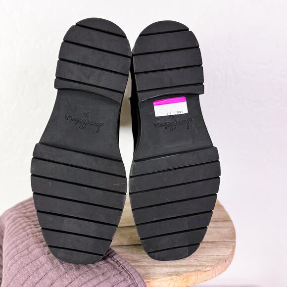 Sam Edelman Lulia Leather Suede Chelsea Lug Sole Platform Combat Boots 7.5 NWT - Picture 9 of 10